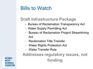 Infrastructure Draft NRWA - Infrastructure: Building America's Water Future - Ian Lyle | PPTX