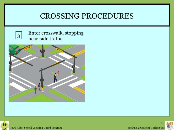 Iowa Crossing Guard Training 5 techniques