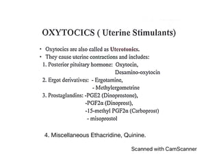 4. Miscellaneous Ethacridine, Quinine.
 