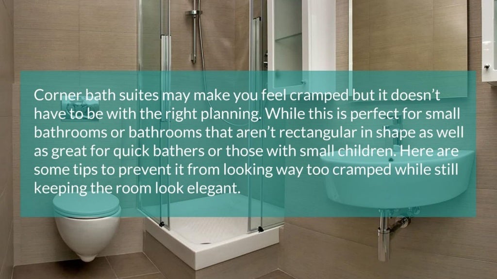5 ideas for corner bath suites