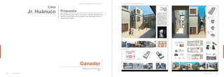 Concurso “5 Ideas para el Centro Histórico de Lima”
Concurso “5 Ideas para el Centro Histórico de Lima”
Casa
Jr. Huánuco Rehabilitación para nuevo uso como vivienda temporal de
familias beneficiarias de programas de destugurización y
renovación urbana
Propuesta
Rafael Antonio Ríos Mazuelos
Perú
Ganador
Casa J. Huánuco Casa Jr. Huánuco
112 113
 