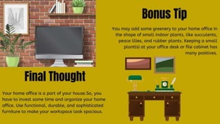5 ideas to buy furniture for a cozy home office