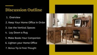 5 ideas to buy furniture for a cozy home office