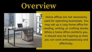 5 ideas to buy furniture for a cozy home office