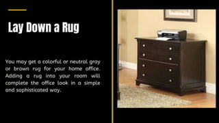 5 ideas to buy furniture for a cozy home office