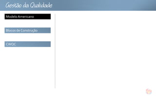GtoQu
Modelo Americano


Blocos de Construção


CWQC
 