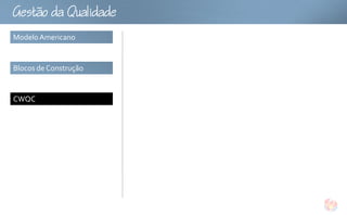 GtoQu
Modelo Americano


Blocos de Construção


CWQC
 