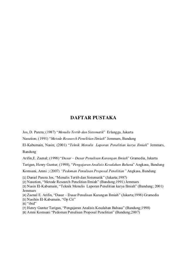 Makalah Penulisan Laporan Penelitian