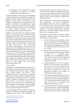 Principles Governing Ethical Development and Deployment of AI | PDF