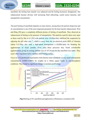 REVIEW OF BOILING TO POOL BOILING HEAT TRANSFER USING NANOFLUID | PDF