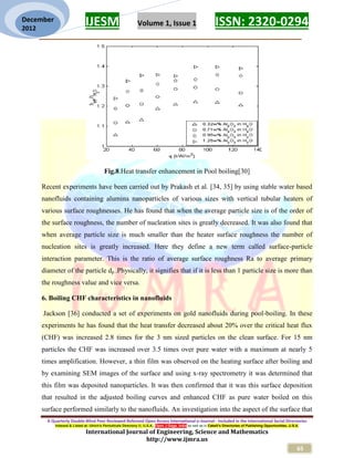 REVIEW OF BOILING TO POOL BOILING HEAT TRANSFER USING NANOFLUID | PDF