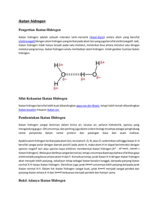 5 ikatan hidrogen | DOCX