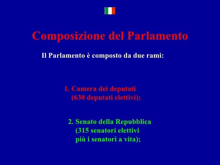 il sistema legislativo italiano ForComposizione Del Parlamento il sistema legislativo italiano ForComposizione Del Parlamento