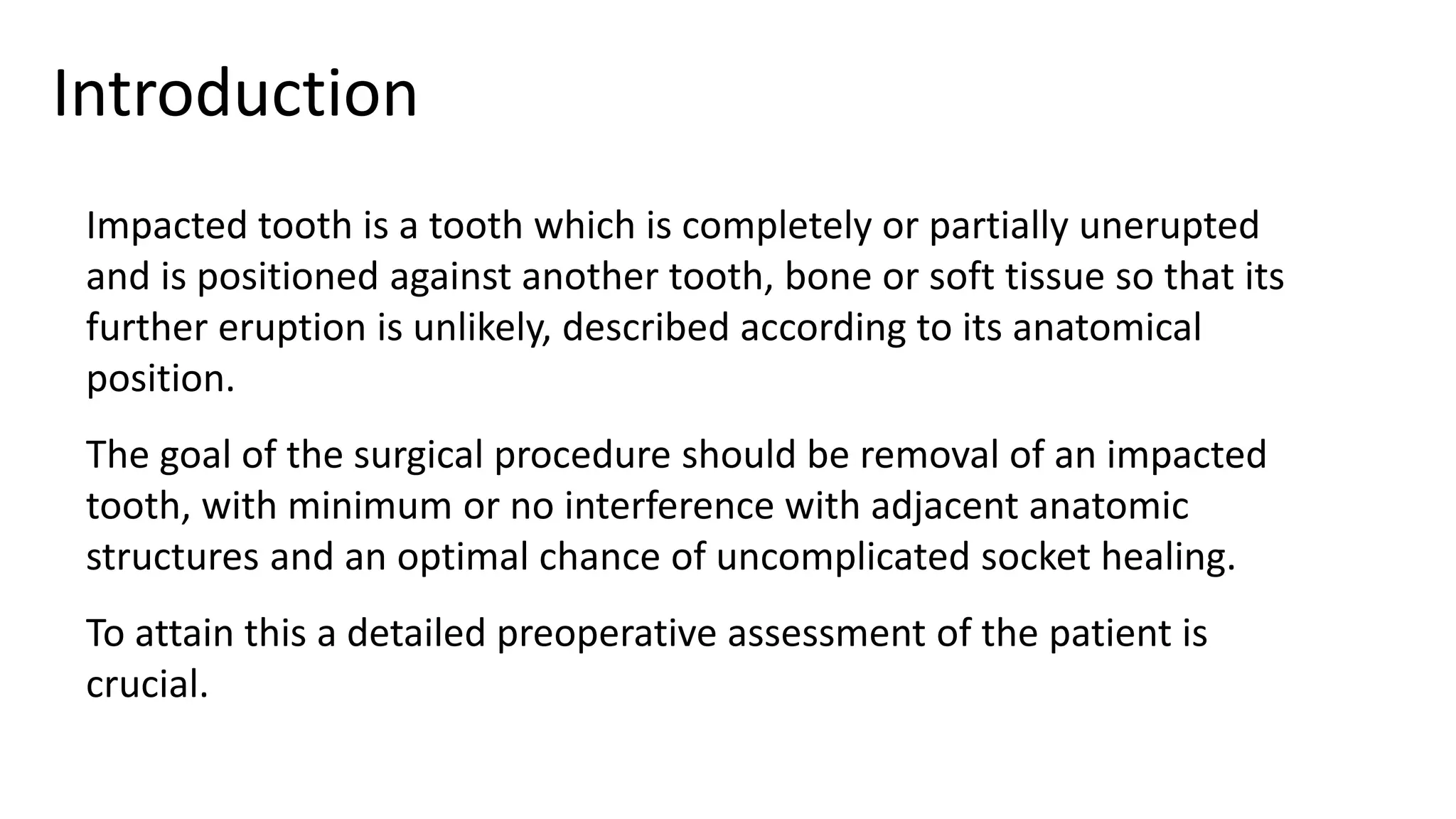 Impaction preoperative assessment.pptx