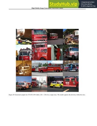 High-Fidelity Image Generation With Fewer Labels
Figure 20. Generated samples by S3
GAN (10% labels, 256 × 256) for a single class. The model captures the diversity within the class.
 