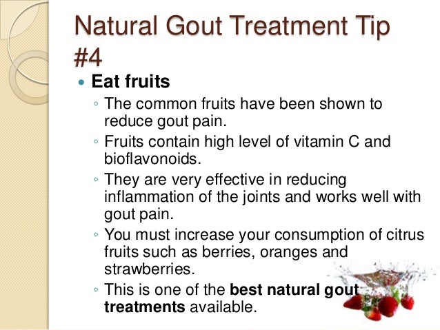 5 important must know natural gout treatments for gout pain