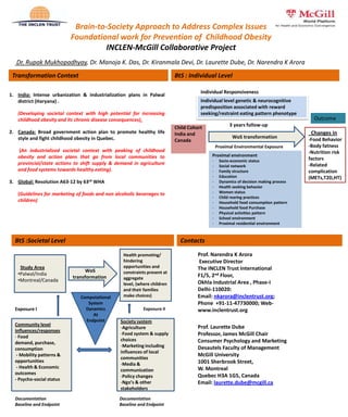 Network of local, national and global partners from academia, business, civil society and government 