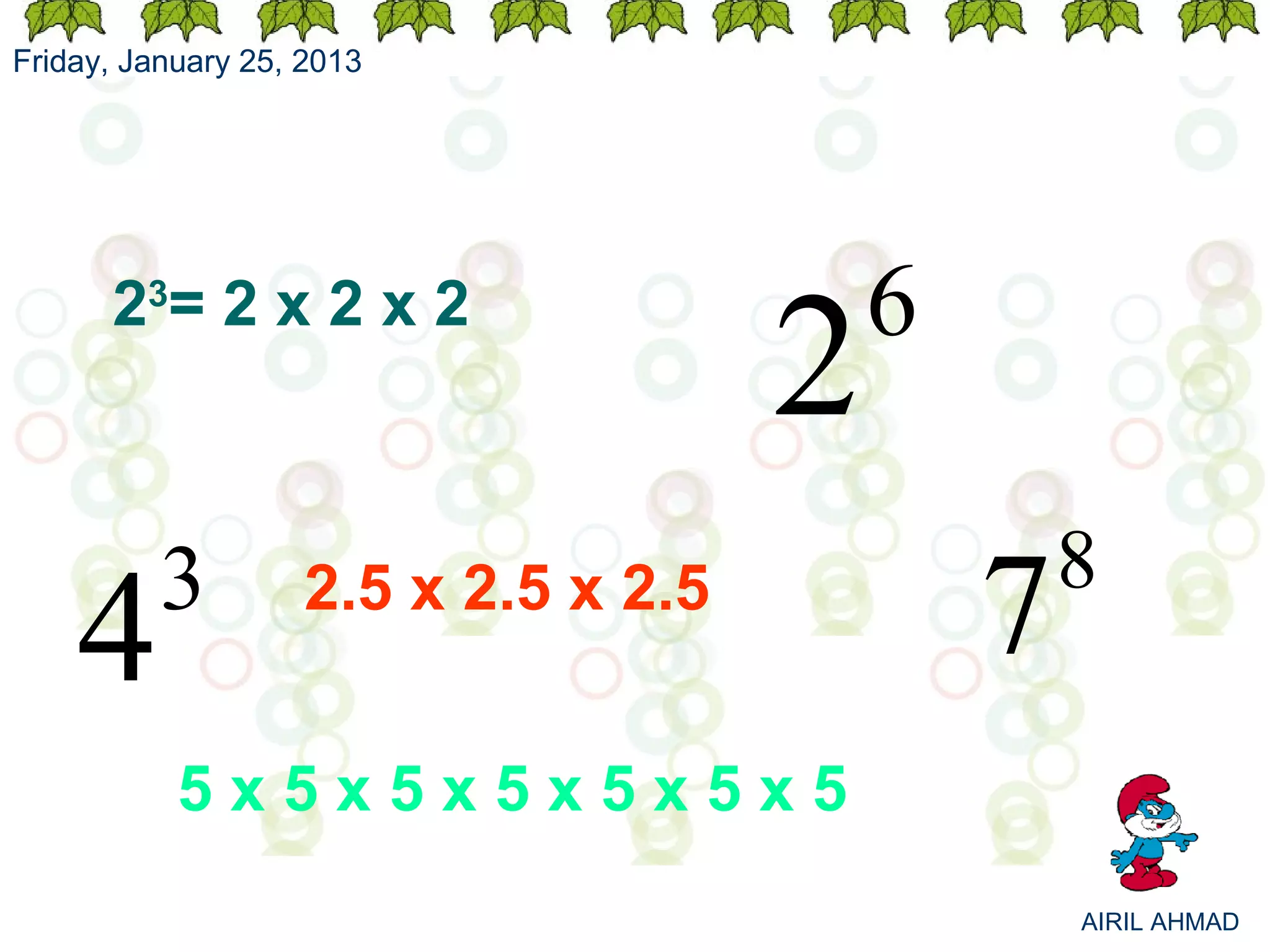 NOTE MATH FORM 3 - INDICES | PPS