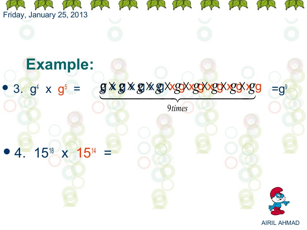 Note Math Form 3 Indices Note Math Form 3 Indices