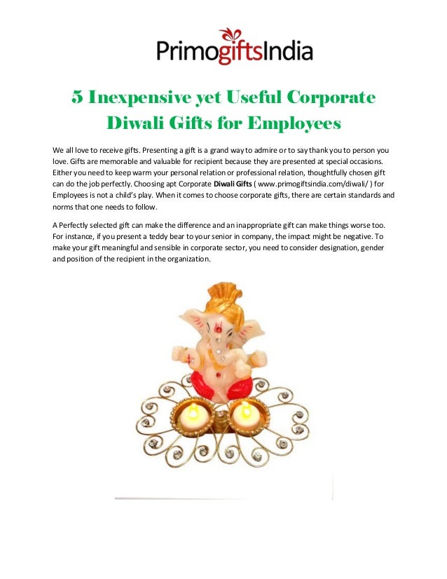 5 inexpensive yet useful corporate diwali gifts for employees