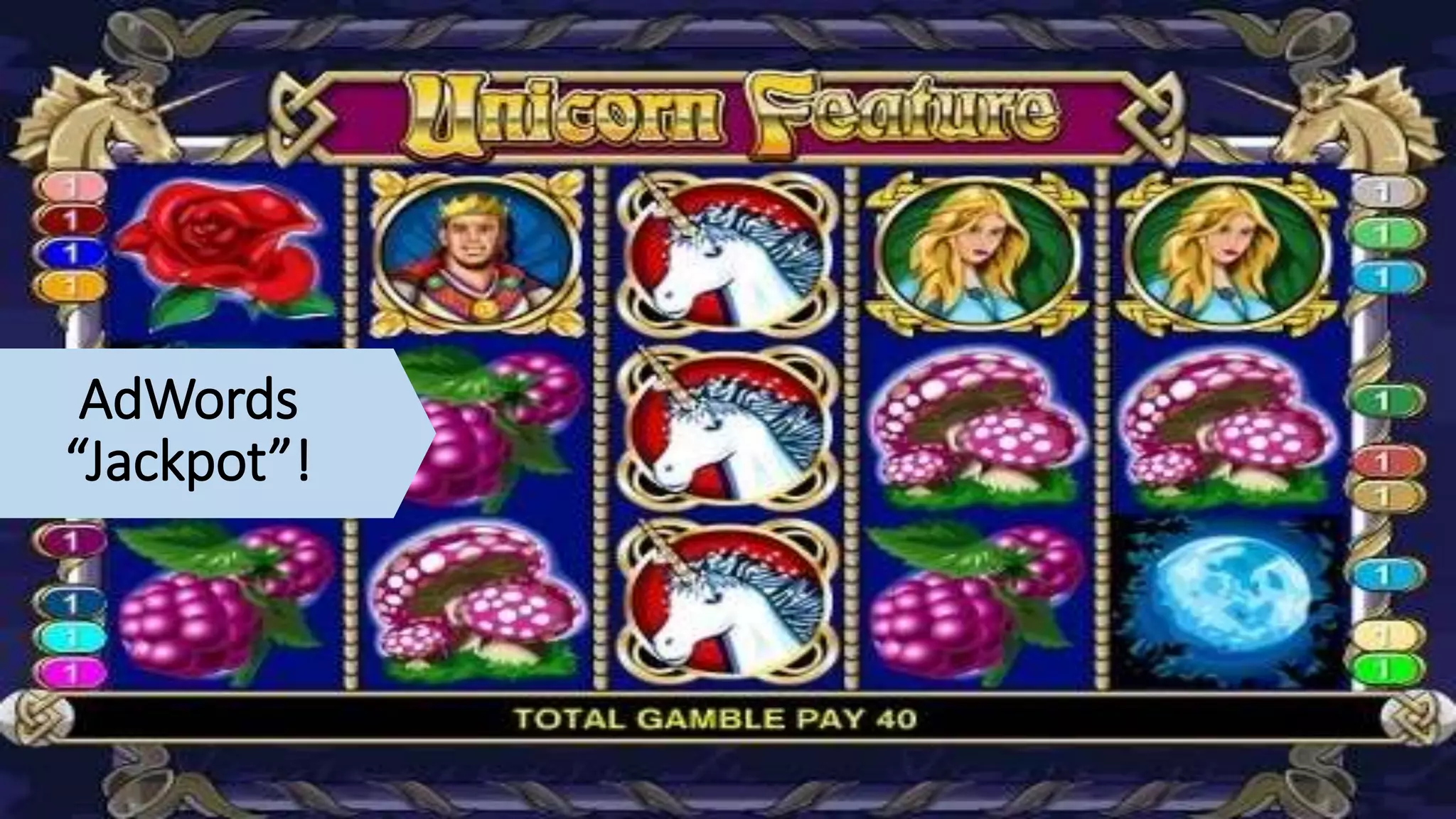 AdWords
“Jackpot”!
 