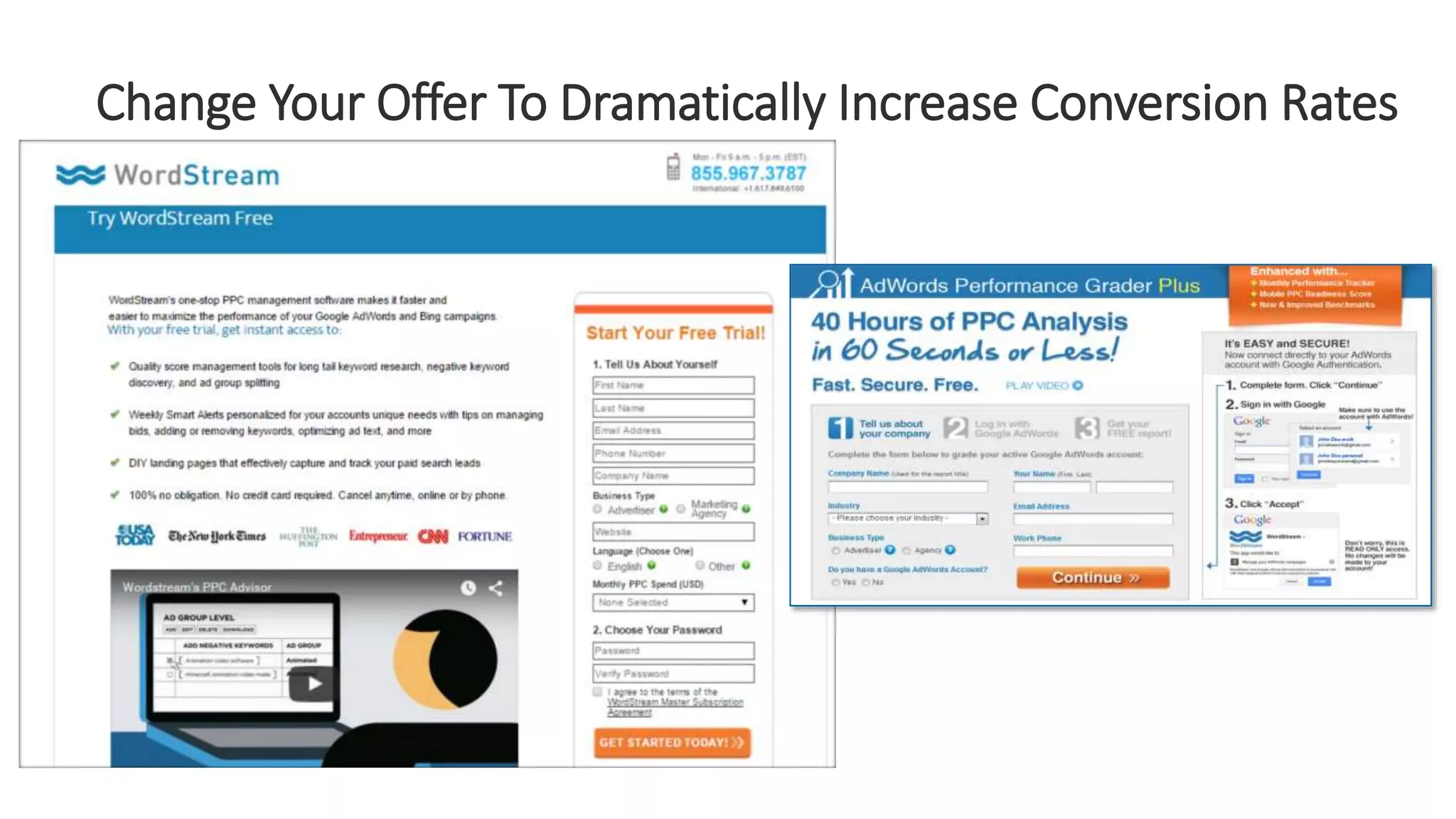 Change Your Offer To Dramatically Increase Conversion Rates
 