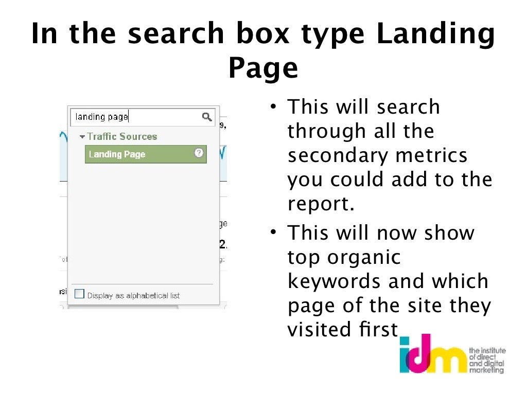 In the search box type