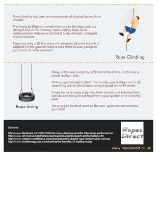 5 Fun Exercises Using Rope | PDF | Fitness and Exercise | Healthy Living