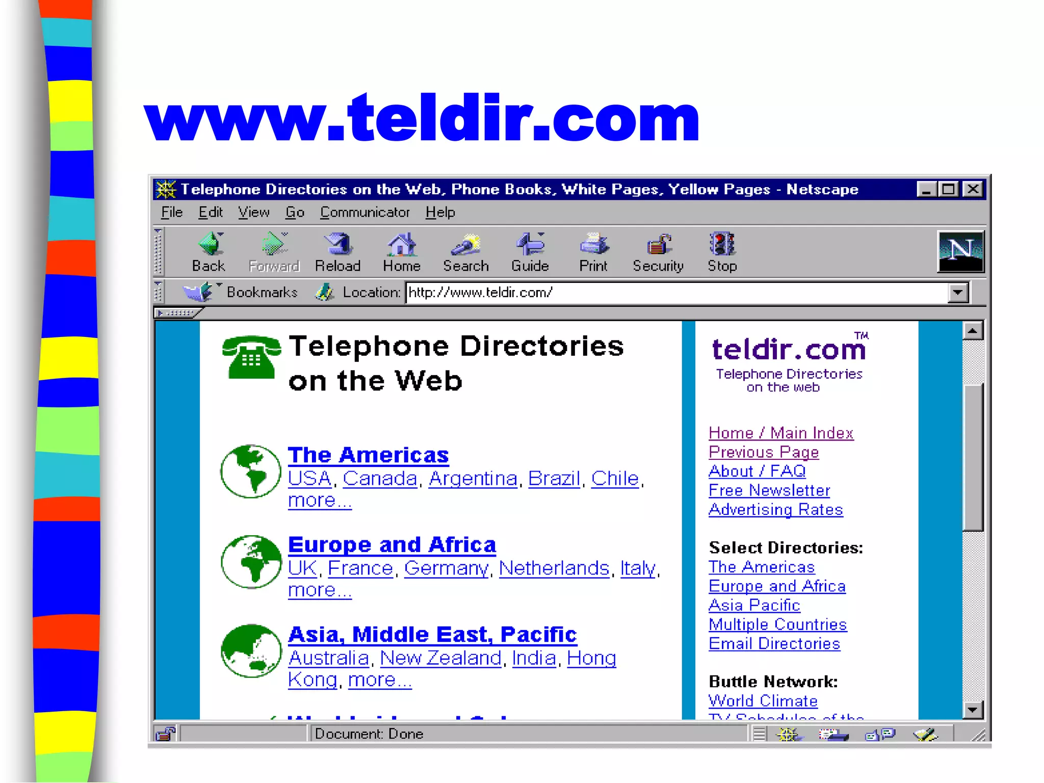 www.teldir.com
 