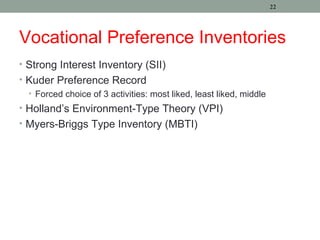 Vocational Preference Inventory.pdf 5 io employee selection | PPT