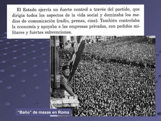 “Baño” de masas en Roma
 