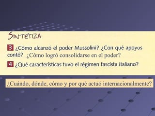 ¿Cómo logró consolidarse en el poder?
¿Cuándo, dónde, cómo y por qué actuó internacionalmente?
 