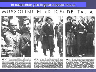 El nacimiento y su llegada al poderEl nacimiento y su llegada al poder 1919-221919-22
 