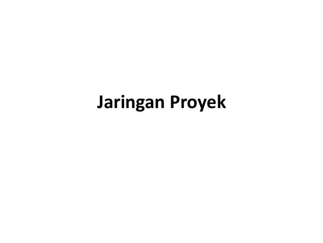 5 Jaringan Proyek
