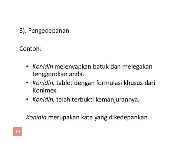 5 Kalimat Efektif Dan Contohnya