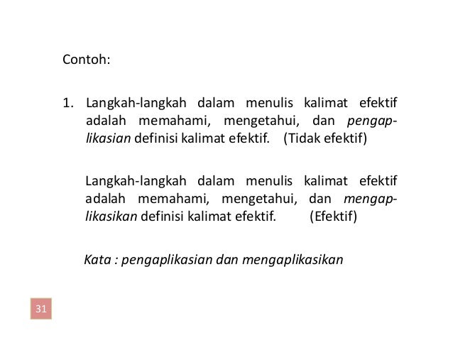 5 kalimat efektif dan contohnya 5 kalimat efektif dan contohnya