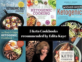 5 Keto Cookbooks
recommended by Edita Kaye
 