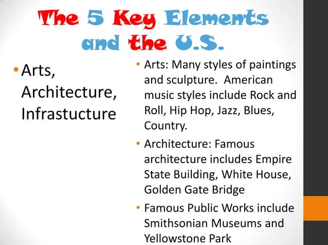 5 Key Elements Of Civilization