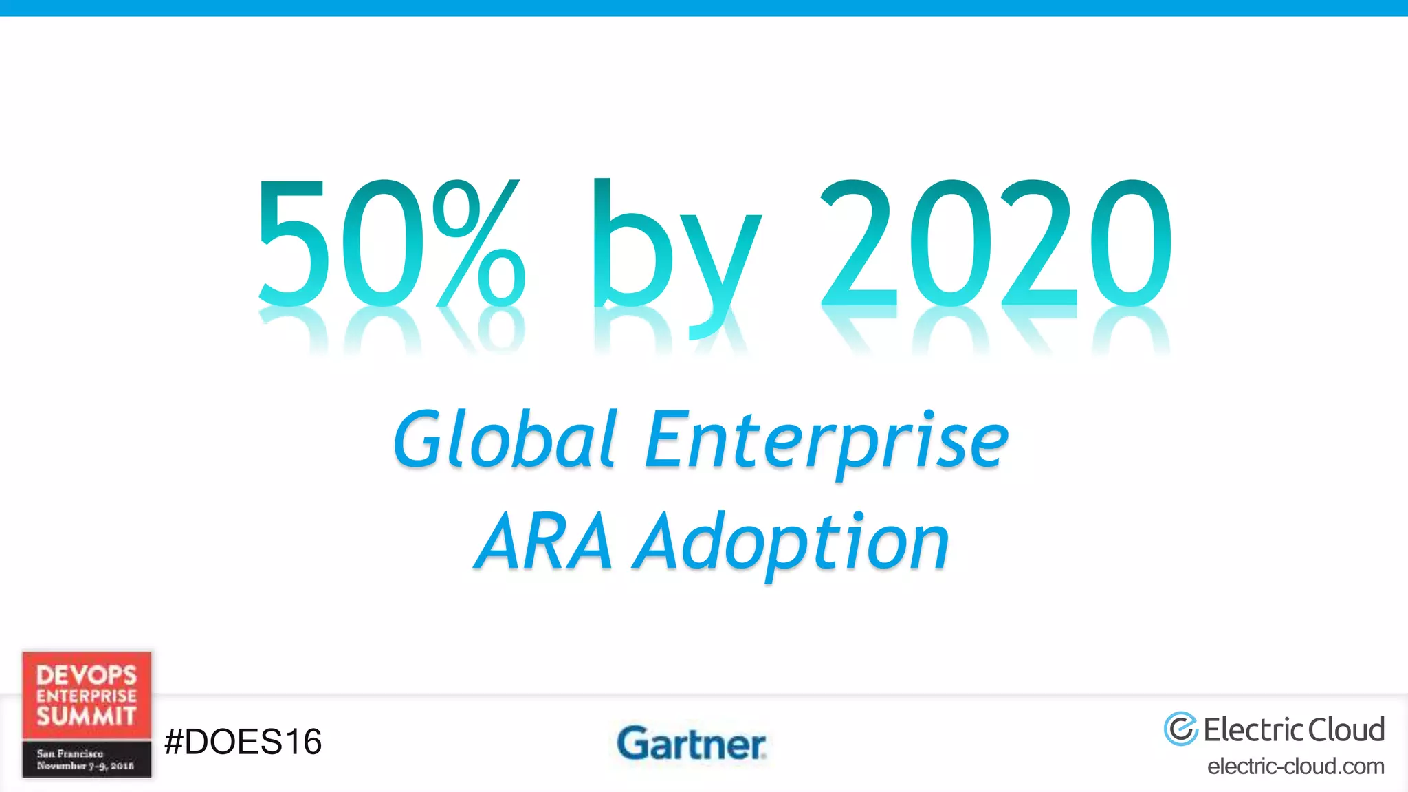electric-cloud.com
#DOES16
Global Enterprise
ARA Adoption
 
