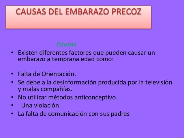 EMBARAZO PRECOZ EMBARAZO PRECOZ