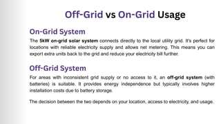 5kW Solar System in India – Cost, Benefits & Subsidy 2025 | PDF