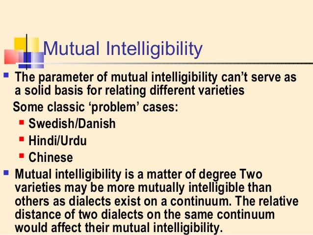 Mutual intelligibility essay image