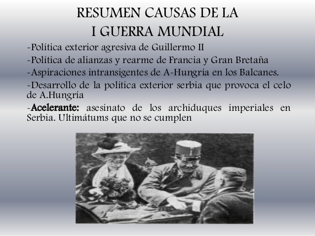 PDF) Resumen Primera Guerra Mundial