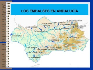 LOS EMBALSES EN ANDALUCÍA
 