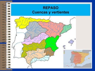REPASO
Cuencas y vertientes
 