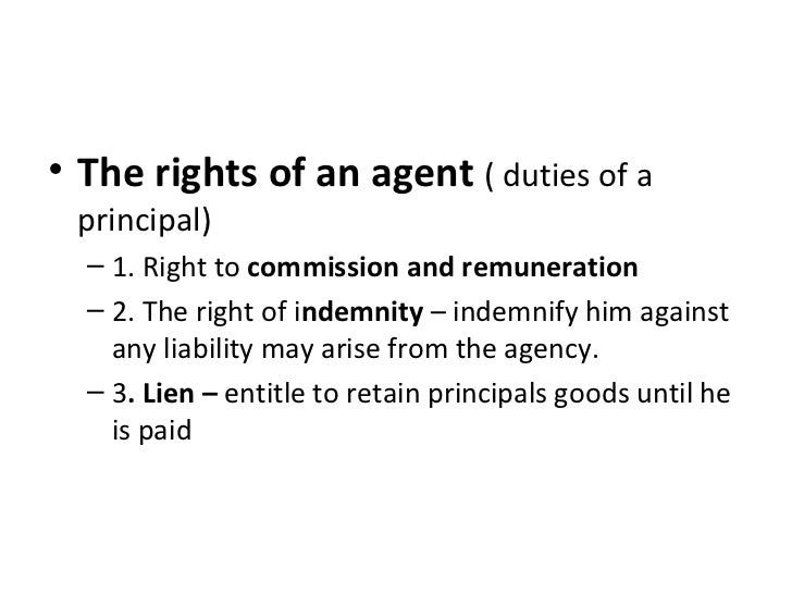 law of agency assignment