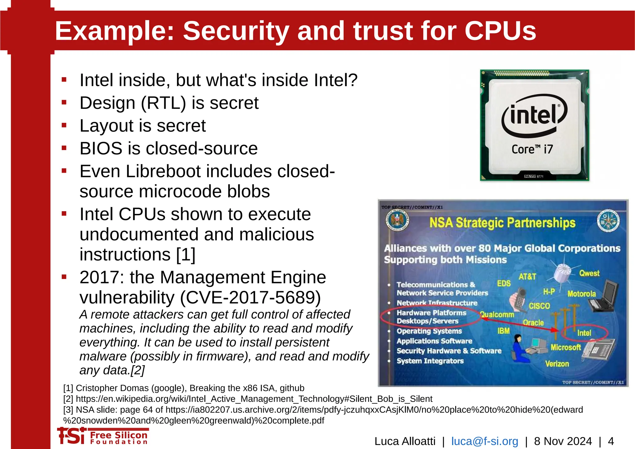 SFSCON24 - Luca Alloatti - Open-source silicon chips | PDF