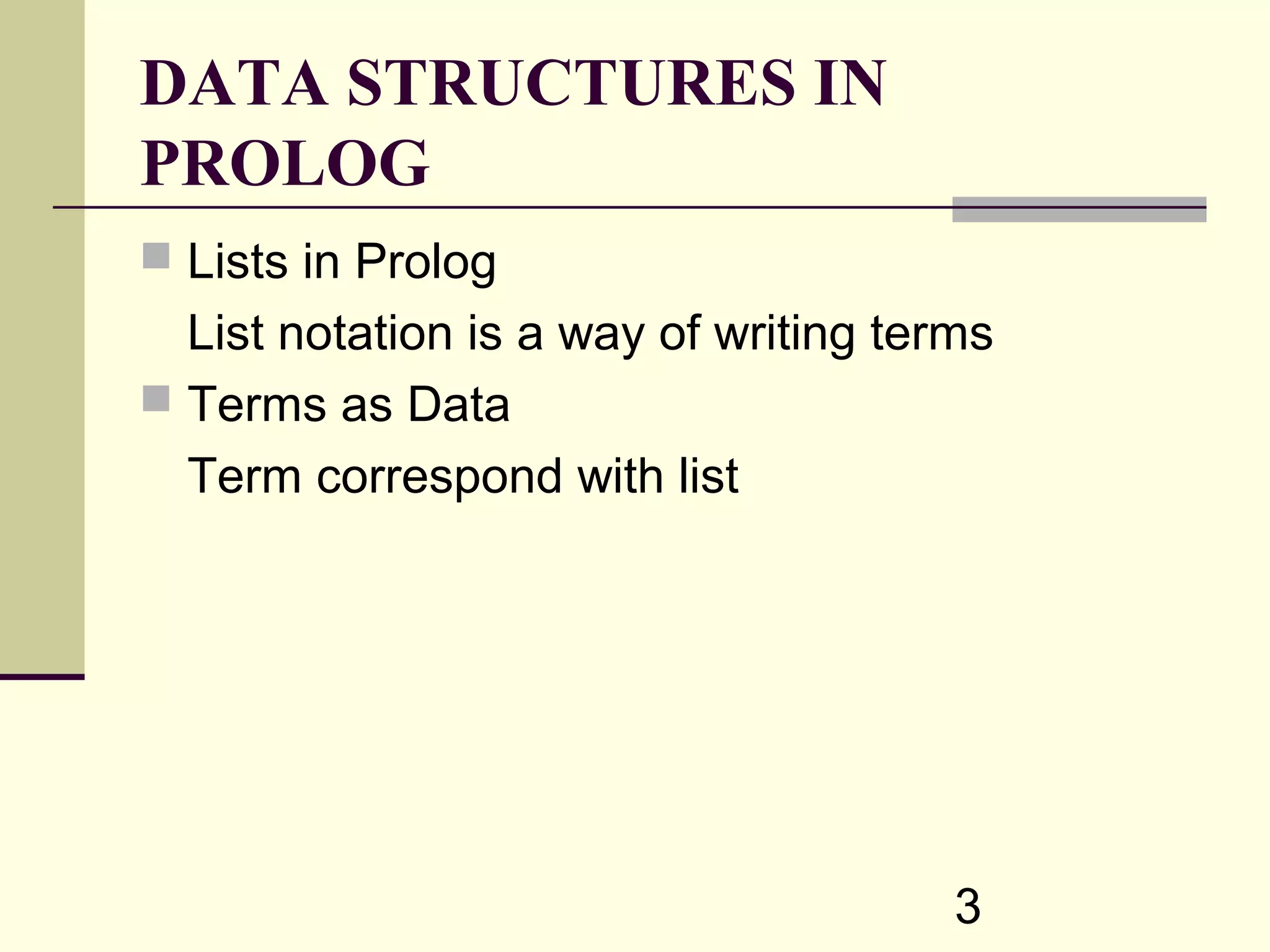 Prolog programming | PPT