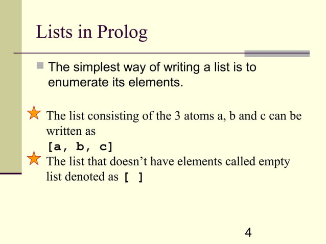 Prolog programming | PPT