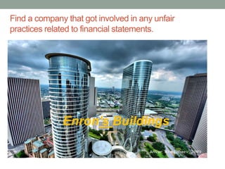 A financial scandal | PPTX